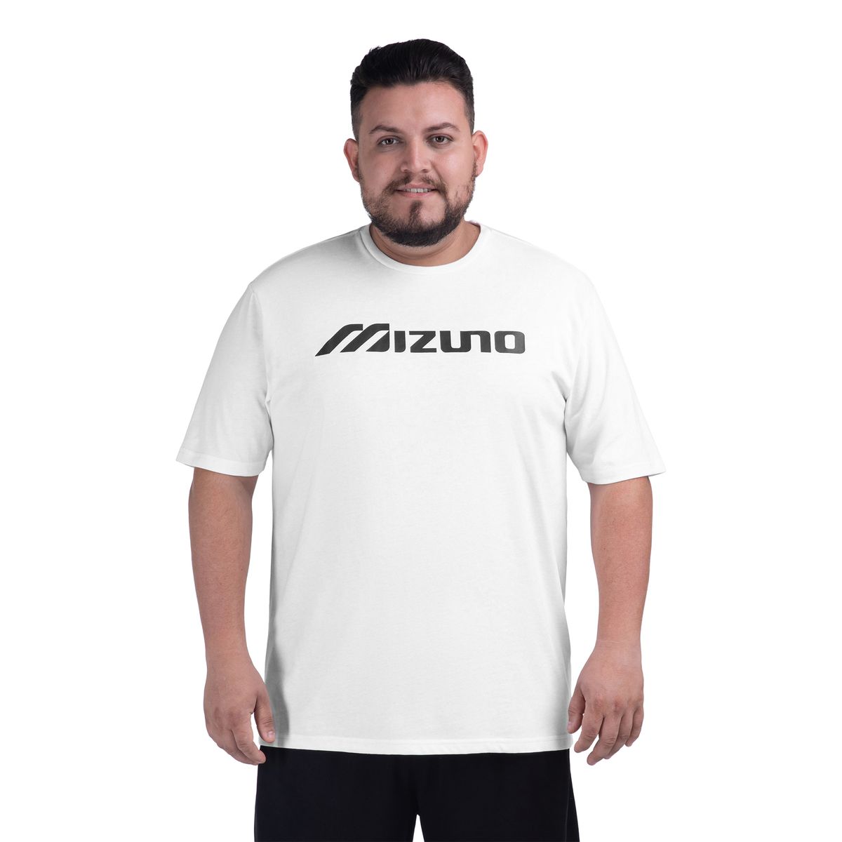 Camiseta Mizuno Big Logo Masculina G2 Branco