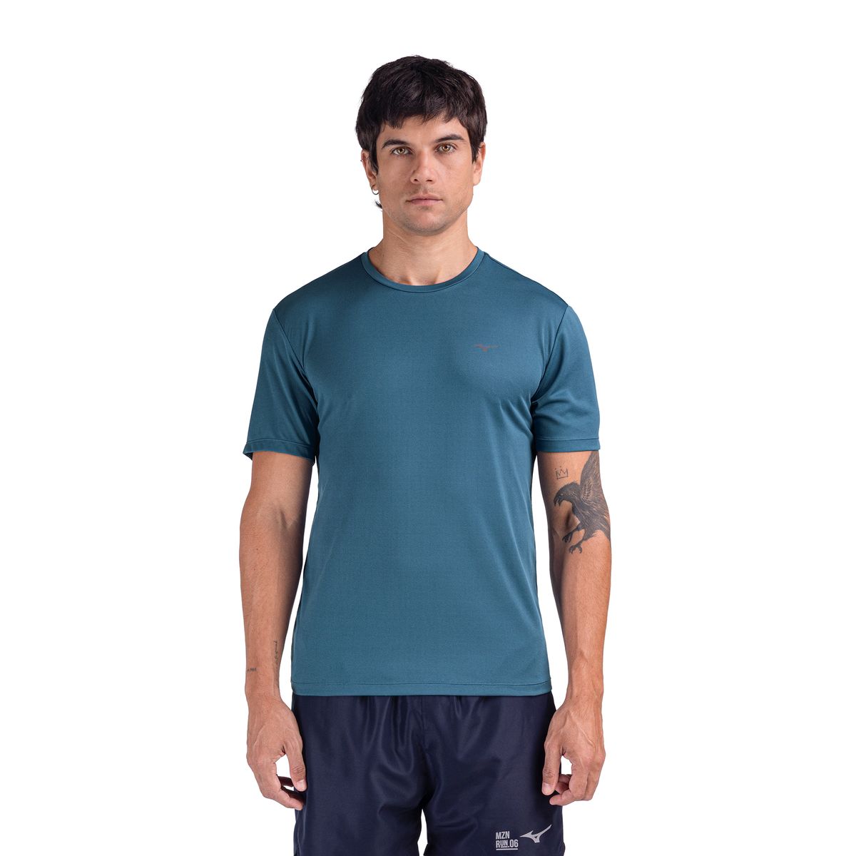 Camiseta de Corrida Mizuno Nirvana Masculina G Verde