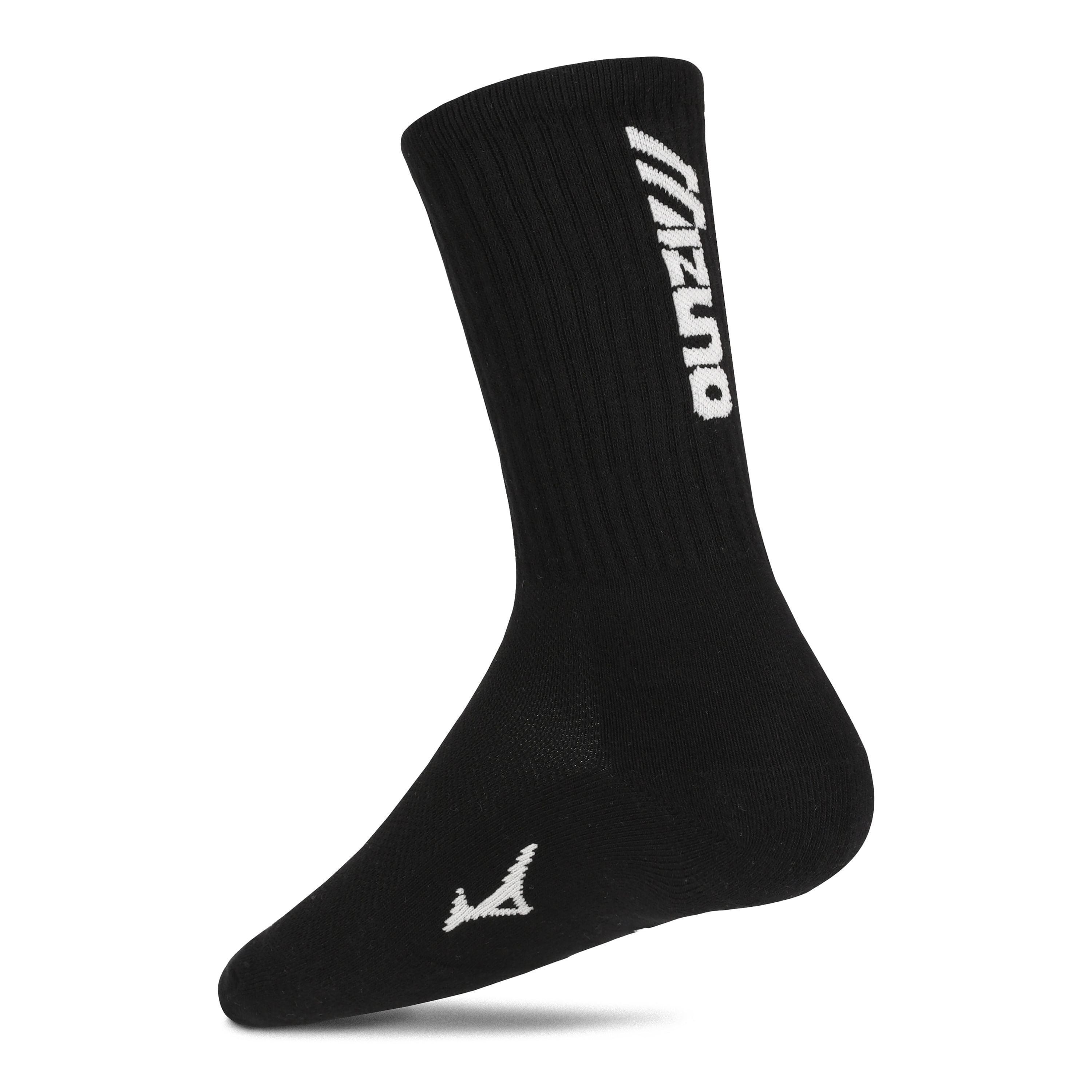 Meia Cano Alto Mizuno Logo Vertical