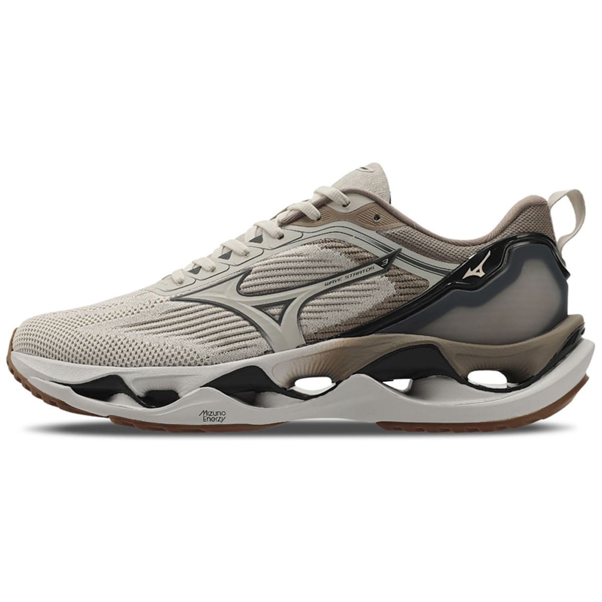 Tênis de Corrida Mizuno Wave Stratos 3 34 Bege