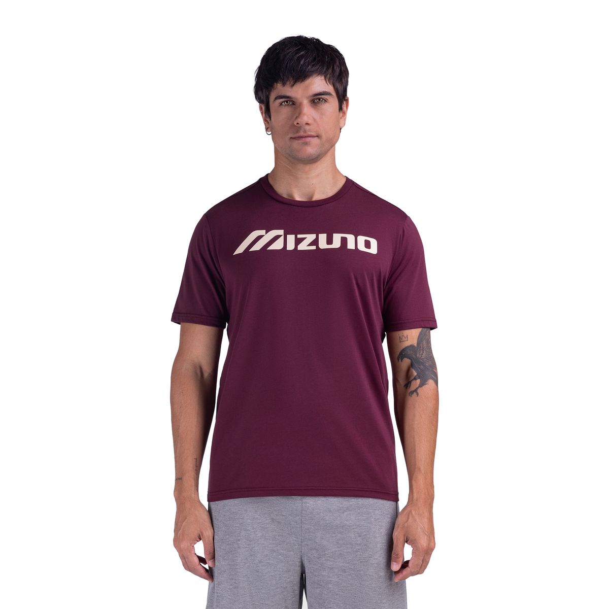 Camiseta Mizuno Big Logo Masculina GG Vermelho