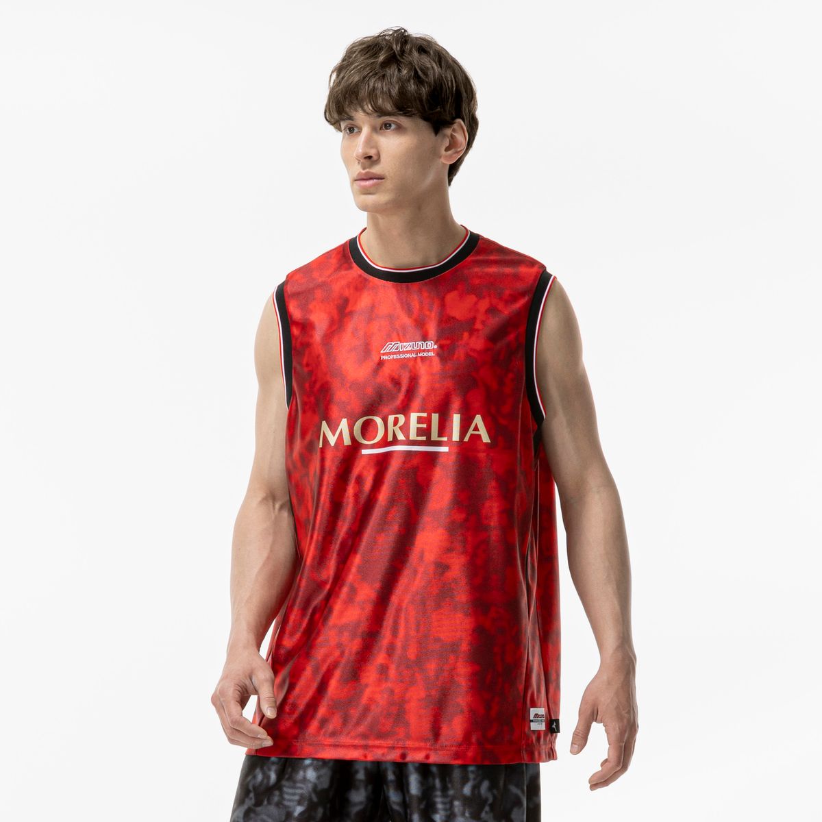Camisa Mizuno Morelia Classic Tee NS Masculina EG Vermelho