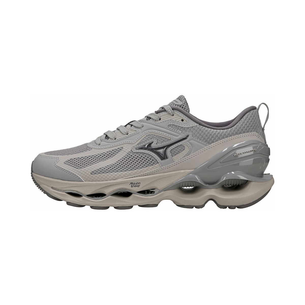 Tênis Mizuno Wave Stratos LS 38 Cinza