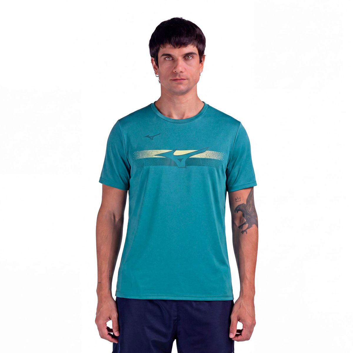 Camiseta de Treino Mizuno Energy Stamp III Masculina M Azul