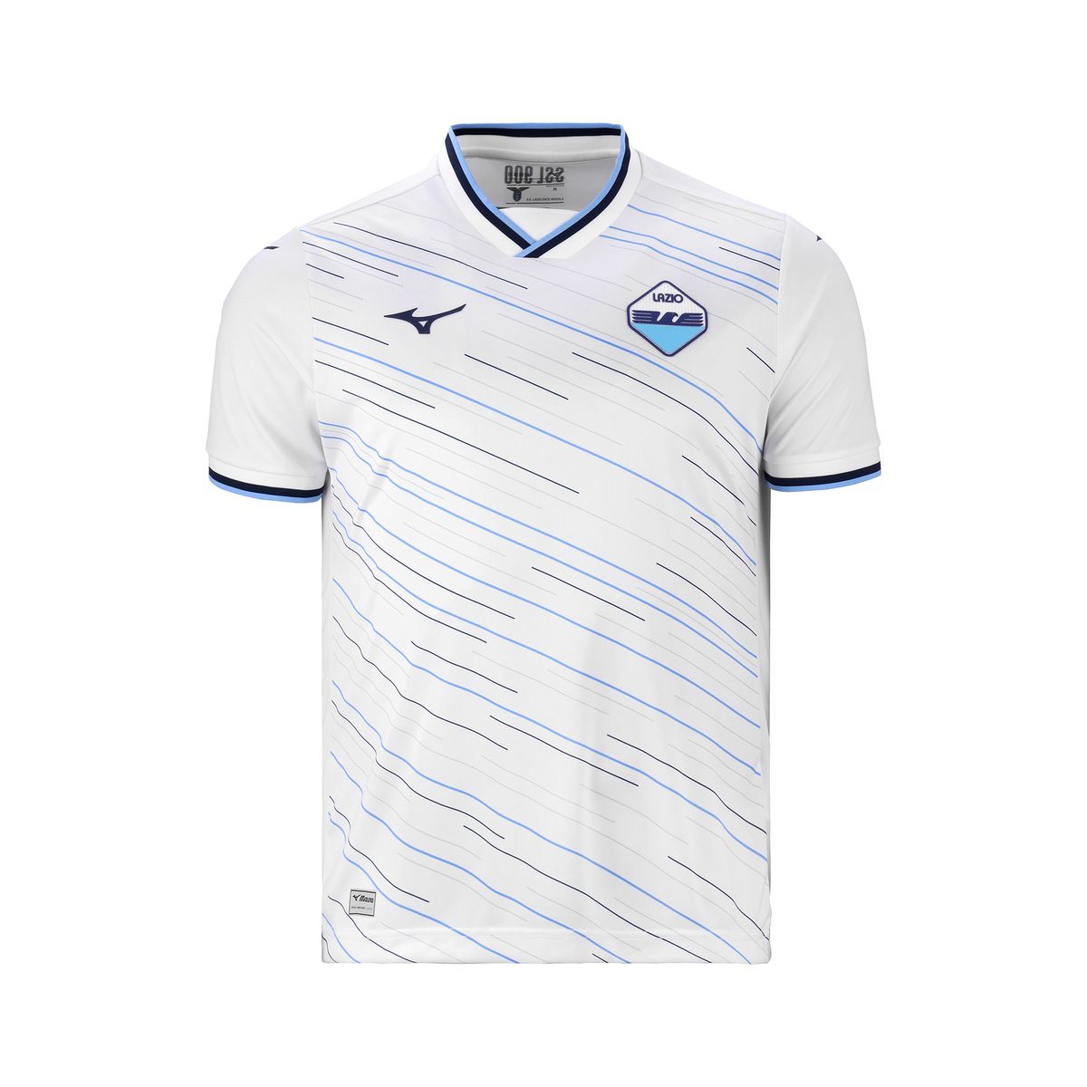 Camisa de Futebol Mizuno Away Jersey Lazio Masculina M Branco