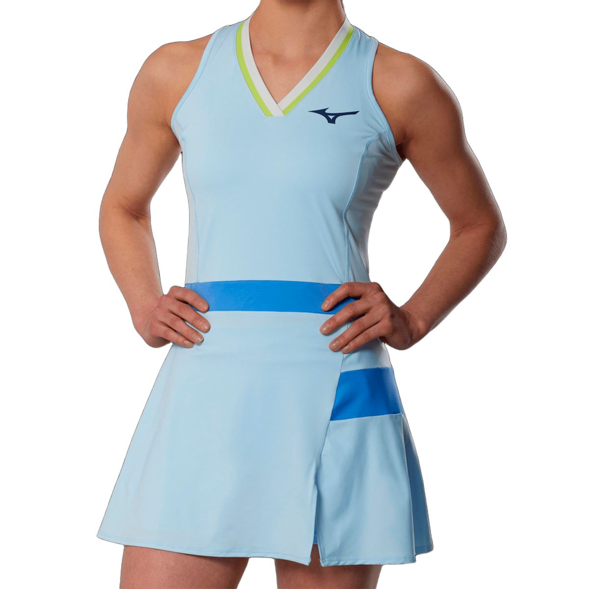 Vestido de Tennis Mizuno Stargazer Feminino GG Azul
