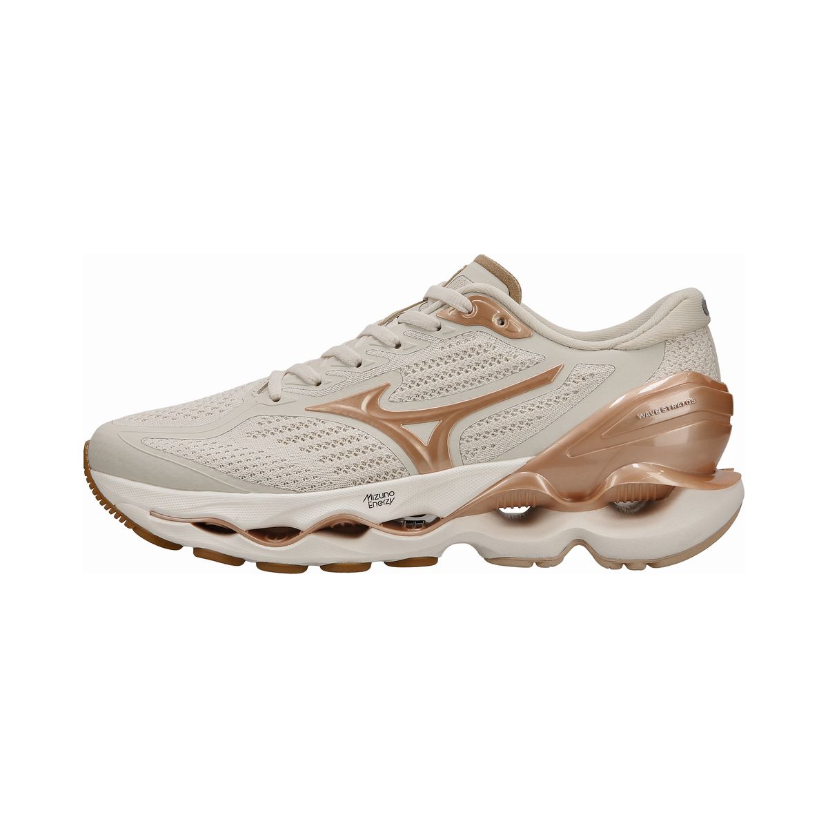 Tênis de Corrida Mizuno Wave Stratos 4 37 Bege
